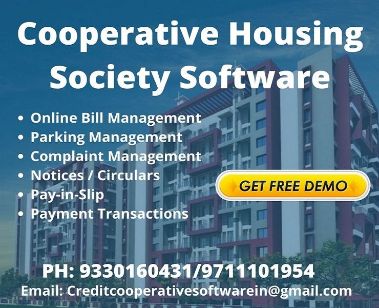 Cooperative Housing Society software