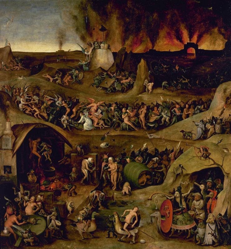 Painting of Dante’s Inferno