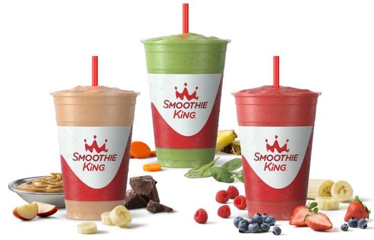 Smoothie King Menu With Prices