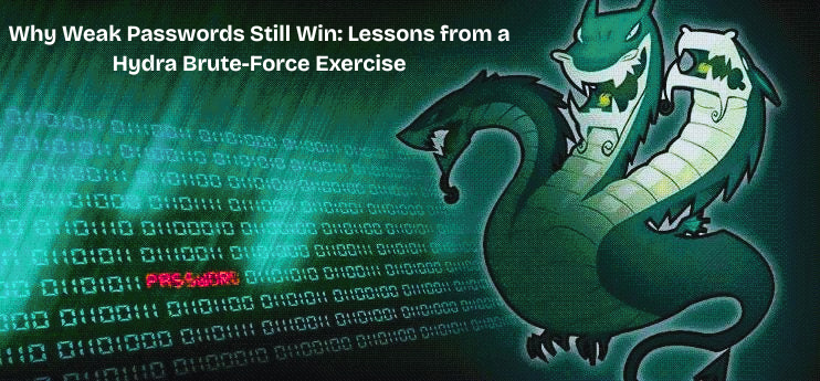Why Weak Passwords Still Win: Lessons from a Hydra Brute-Force Exercise