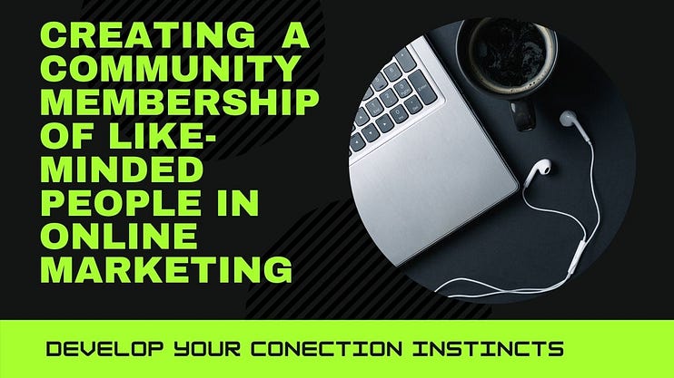 This image contains creating a community membership pic of computer and earbuds