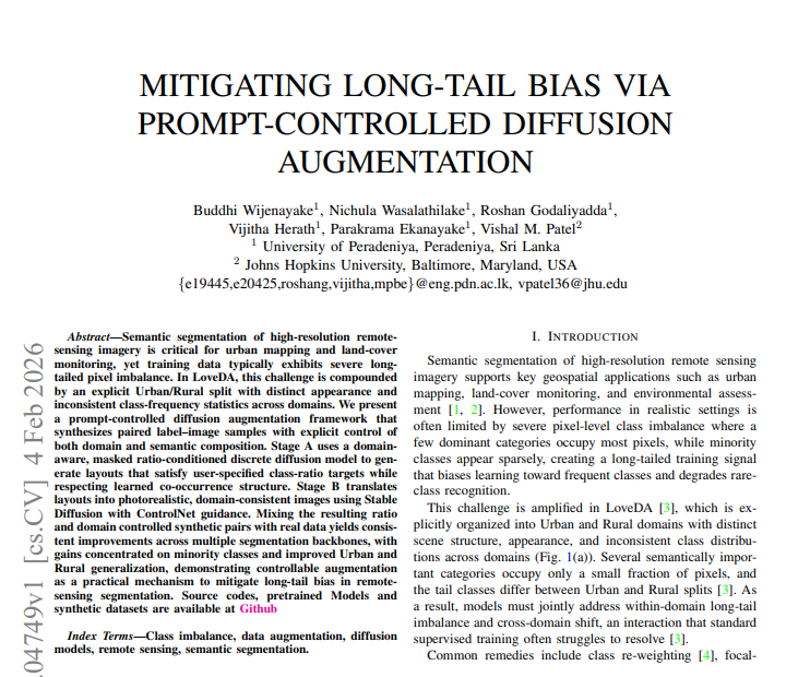 Remote Sensing on Medium - Can Prompt-Controlled Diffusion Fix the Long-Tail Problem in Remote Sensing?