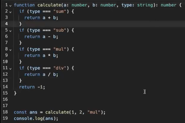 JavaScript function and TypeScript function