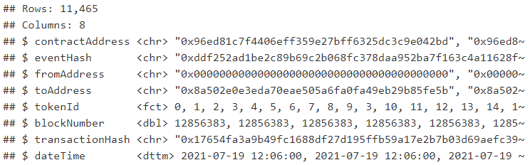 Data Science on Blockchain with R. Part I: Reading the blockchain, by  Thomas de Marchin, Medium