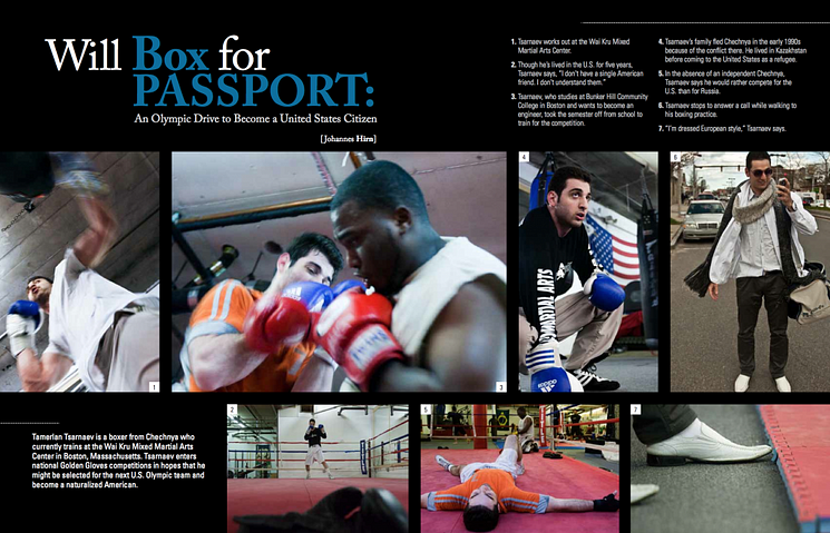 Tamerian Tsarnaev BU Boxing Profile