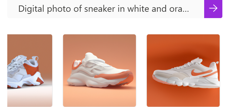 Sneakers with orange & white!