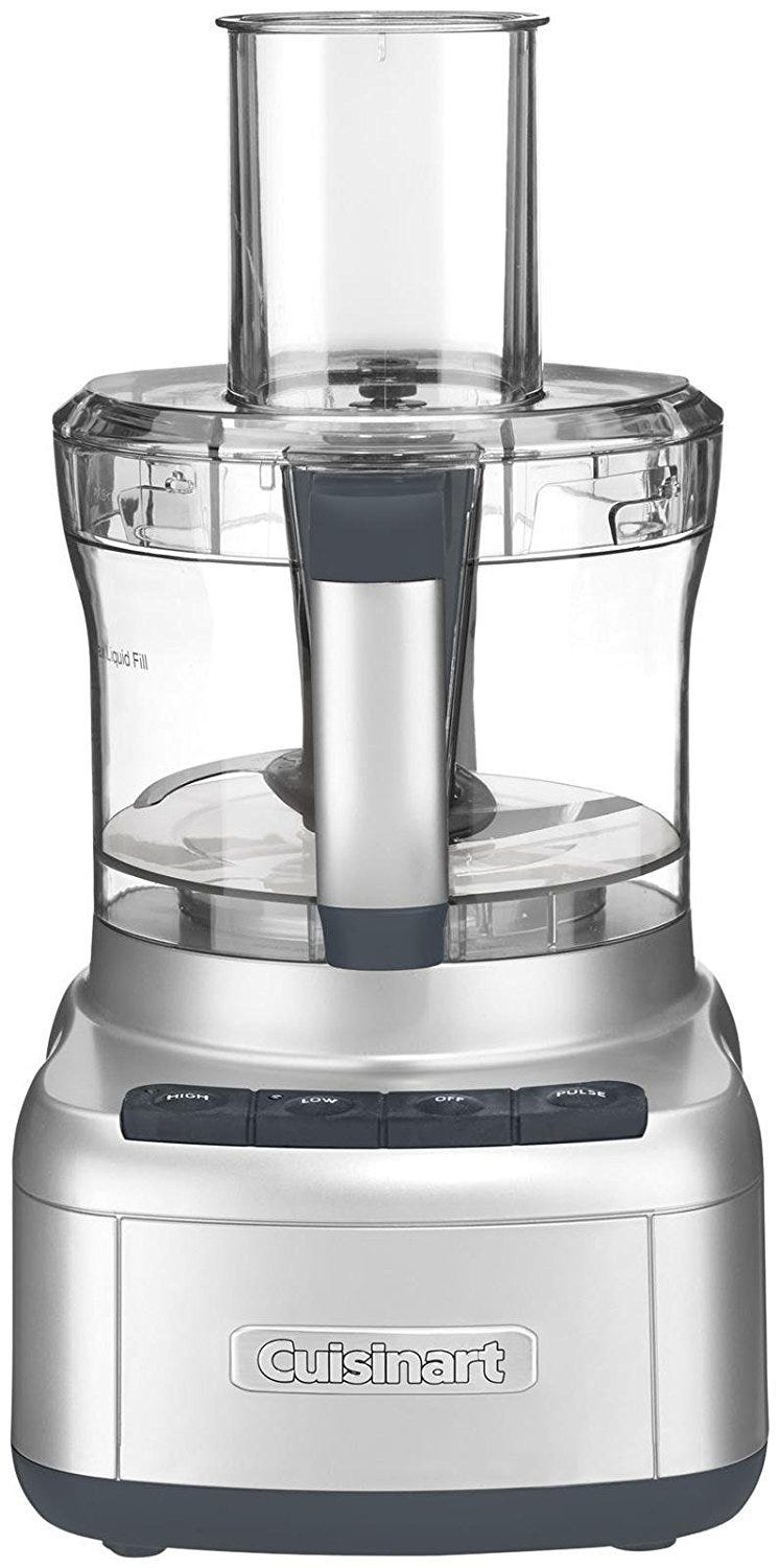 Cuisinart FP-8SV Elemental 8-Cup Food Processor, Silver