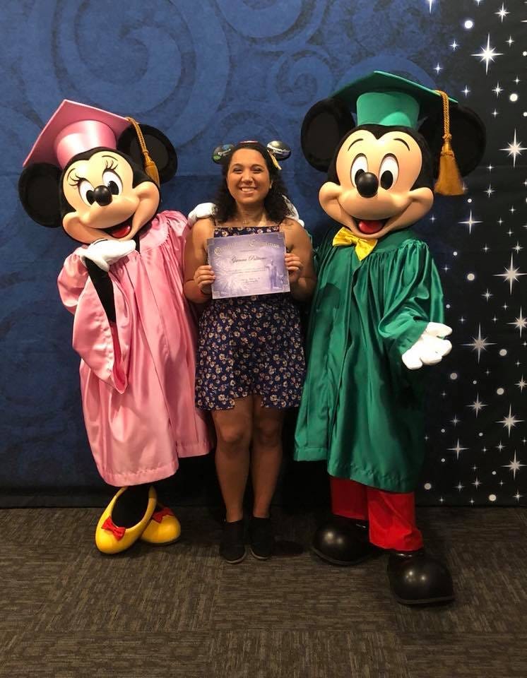 Gianna Pulitano graduating from her Walt Disney World College Program