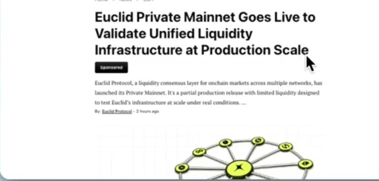 The End of Liquidity Islands: How Euclid Protocol Is Architecting Unified DeFi Infrastructure…