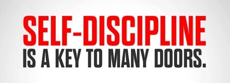 discipline yourself