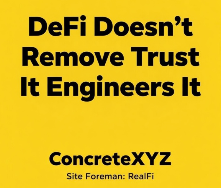 DeFi Doesn’t Remove Trust — It Engineers It