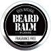 ALL NATURAL Beard Balm - BEST Leven Rose Beard Balm - 100% Natural Leave In Conditioner with Natural Oils for Beard Growing for Men - Fragrance Free Best Beard Oil Balm Unscented - 2 Oz