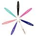 Effleurer Beauty Precision Mini Tweezers - 7 Exciting Colors To Choose From!! - Professional Stainless Steel Small Slant Tip Eyebrow Tweezer (Black Color)