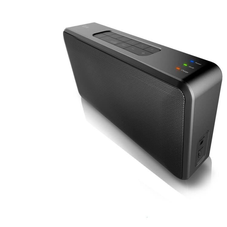 iLuv Aud Air Speaker System - Portable - Battery Rechargeable - Wireless Speaker(s) - Black