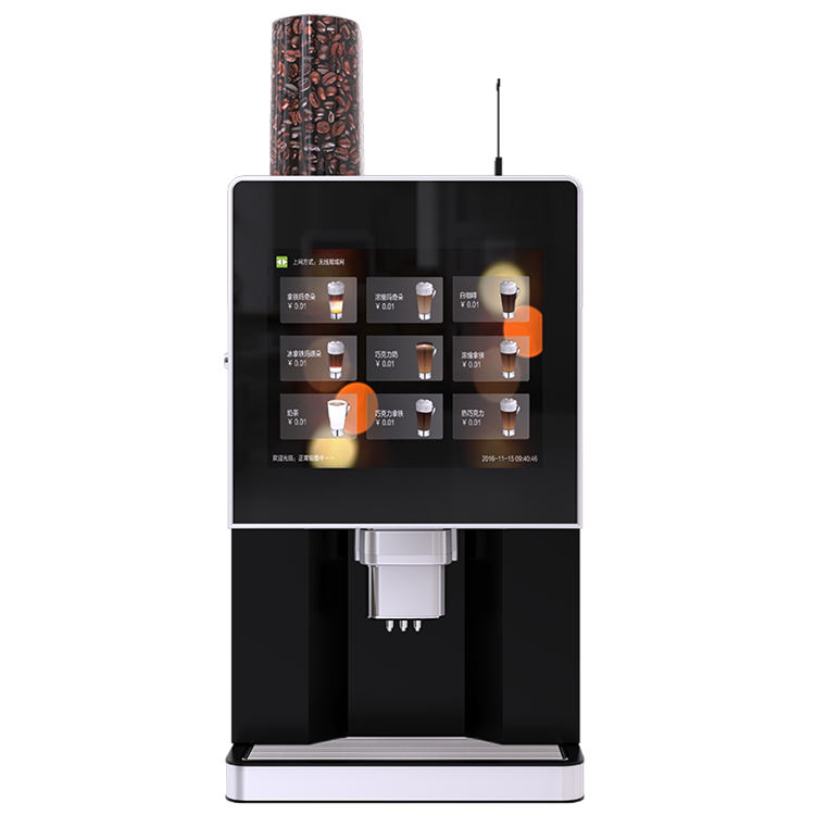 2022 Instant Coffee Machine / Black Touch Screen And WIFI Connection