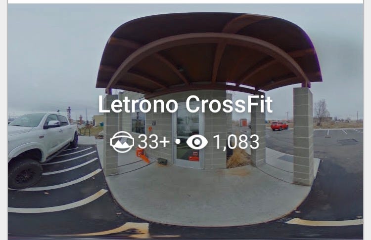 Hey Google virtual tour of letrono CrossFit