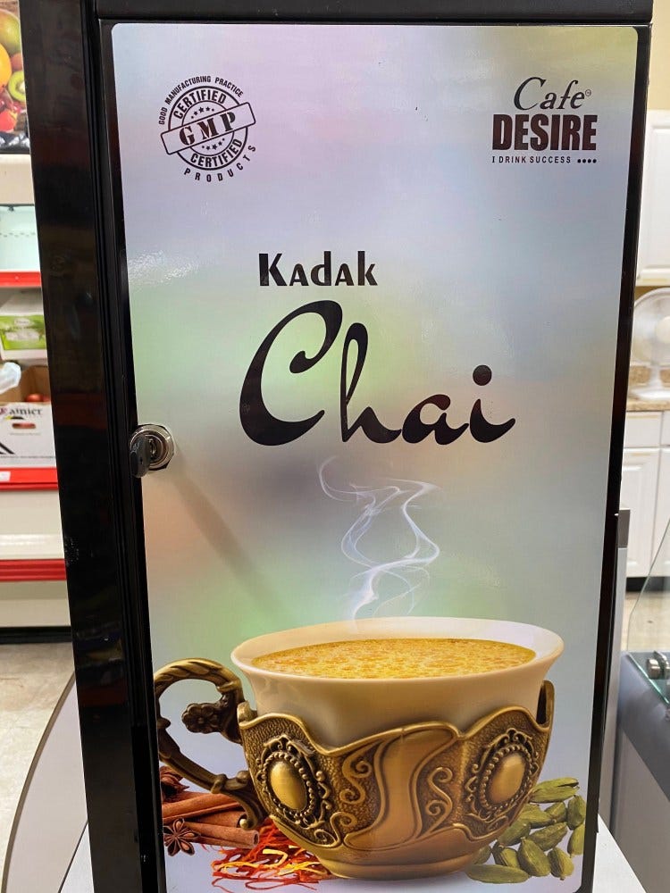 A Chai Kiosk in a Store