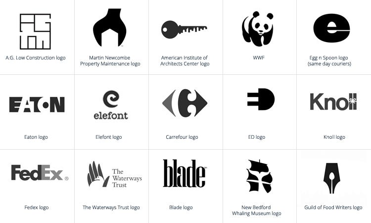 Negative Space Logos