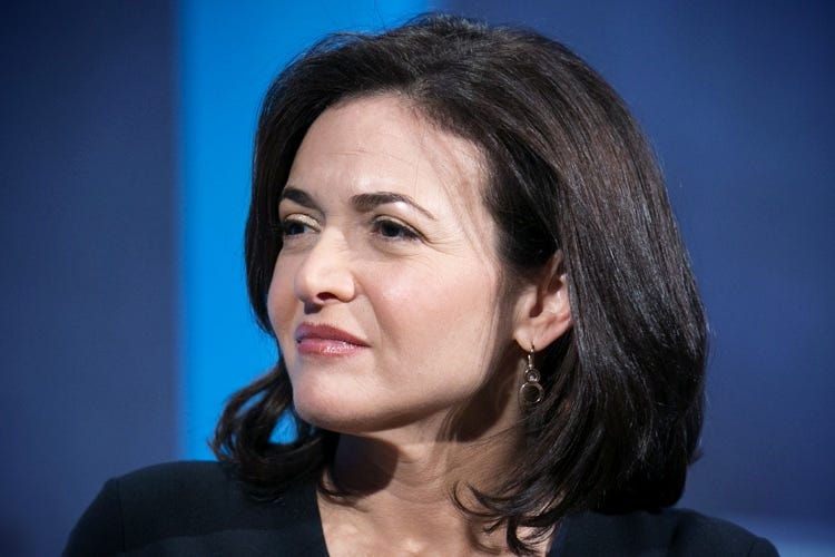 The chief operating officer of Facebook, Sheryl Sandberg, listens at the Clinton Global Initiative 2013 (CGI) in New York