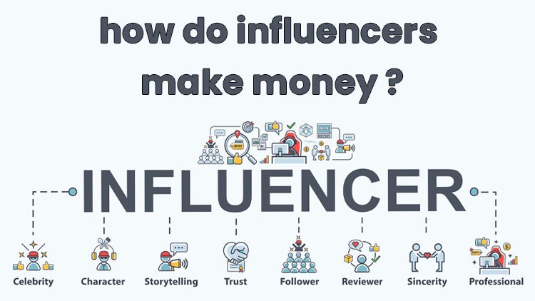 What Are The Different Ways Influencers Make Money?
