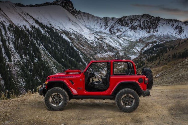 Jeep Wrangler 2018 Official Photos Red