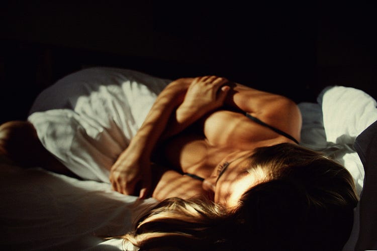 woman sleeping
