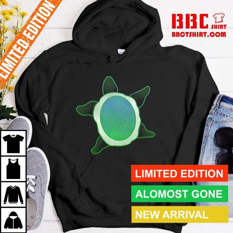 Pride Flag Space Turtle Aromantic Flag Shirt