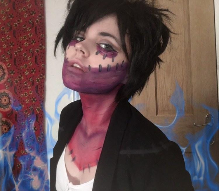 Spidersica.cosplay as Dabi from My Hero Academia (BNHA)