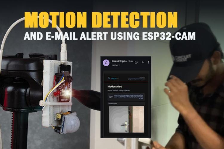 Send Email Alerts with ESP32-CAM Easily