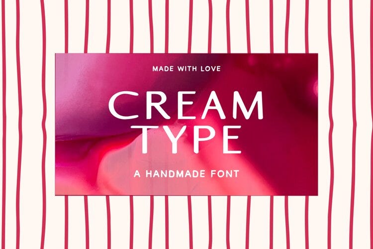 Cream Type Display Font