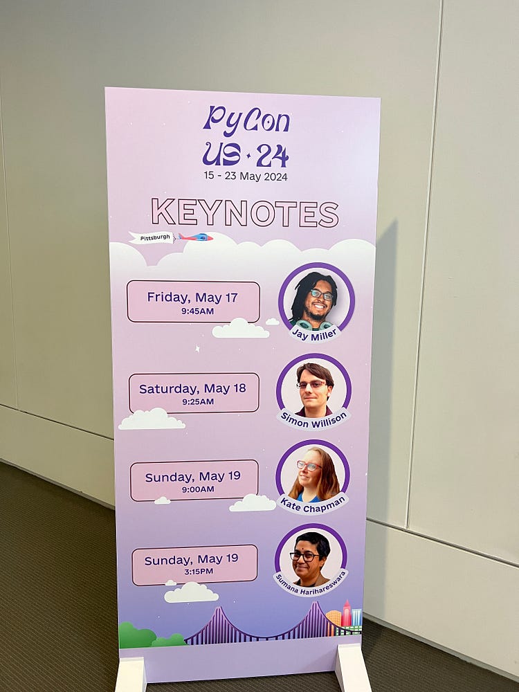 Picture of Overview of Events and Key Notes Speakers Board