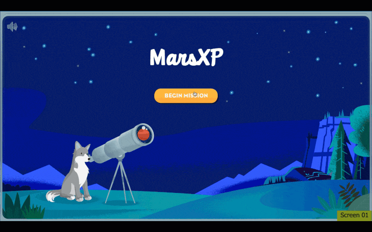 Gif showing different screenshots from the MarsXP project