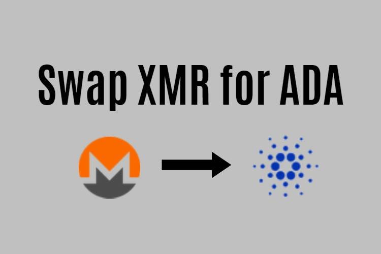 Swap Monero for ADA