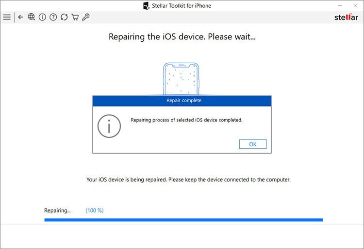 Reset process complete in iPad without losing data