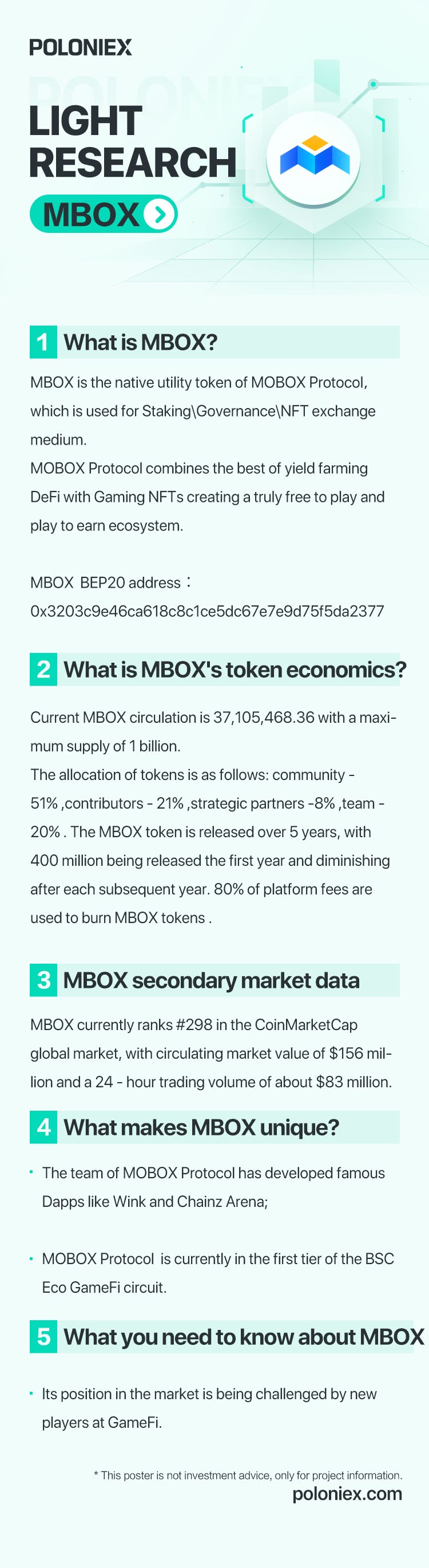 Poloniex Project Light Research-MOBOX ProtocolCryptocurrency Trading Signals, Strategies & Templates | DexStrats