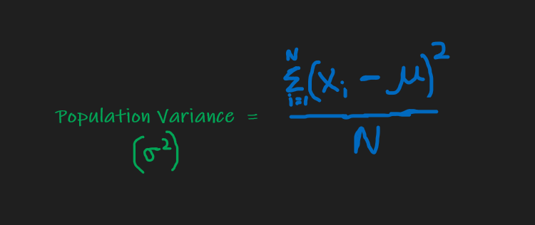 Population Variance in Statistics