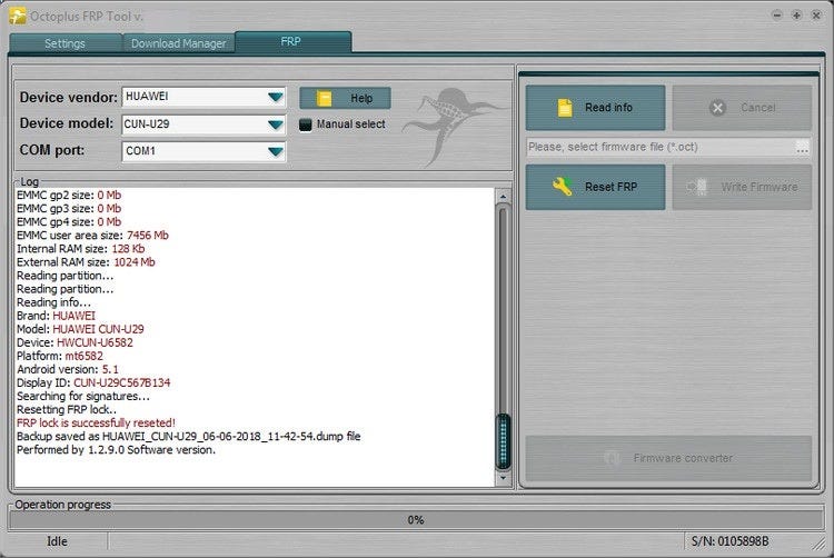 Octoplus FRP Tool v2.9.3