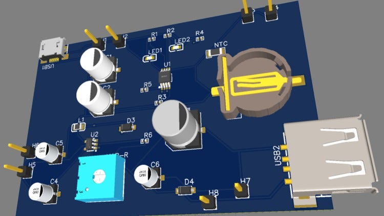 PCB Design of 2 Projects Using EasyEDA, IDEA to order PCB