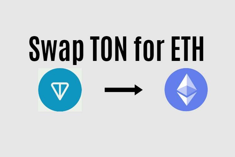 Where to swap TON for ETH