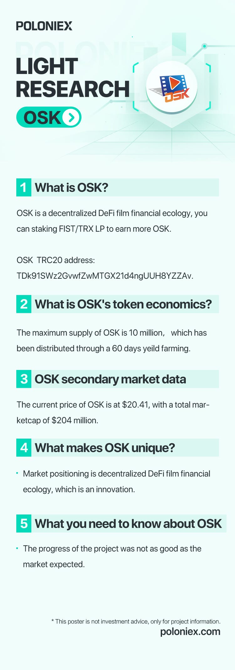 Poloniex Project Light Research-OSKCryptocurrency Trading Signals, Strategies & Templates | DexStrats