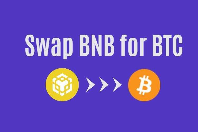Where to swap BNB to BTC
