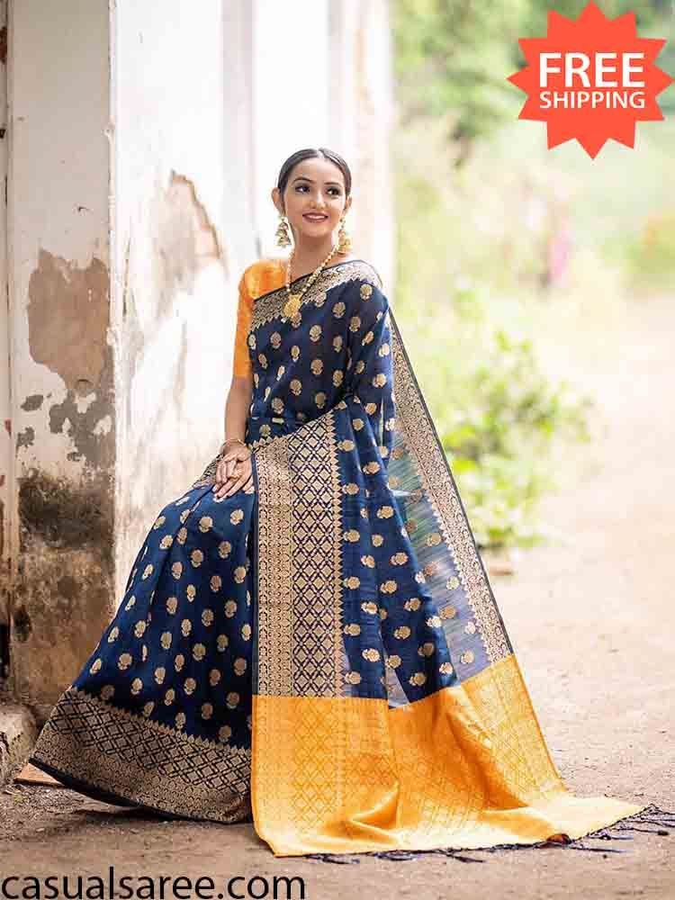 raw silk bangolry saree