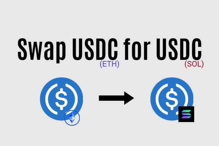 Where to swap USDC ETH for USDC SOL?