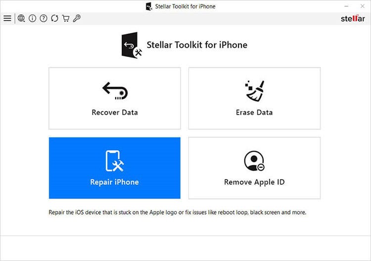 Stellar Toolkit for iPhone- Repair iPadOS for iPad