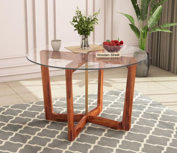 Buy wooden street dining table
