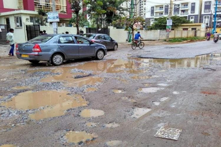 bangalore potholes
