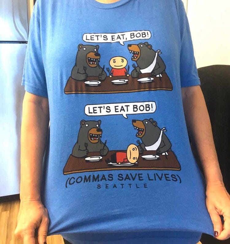 Let’s Eat Bob pun t-shirt