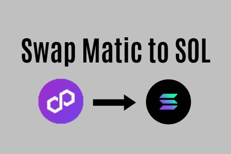 swap MATIC for SOL by using non-custodial exchanges