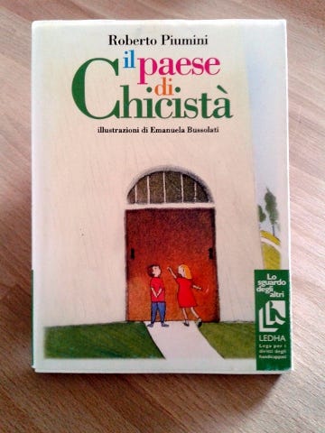 il paese di Chicistà, il libro originale, Ledha, 1996