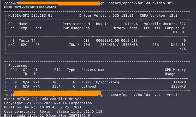 OpenCV CUDA Desteğinin Kurulması — Azure Ubuntu GPU Virtual Machine